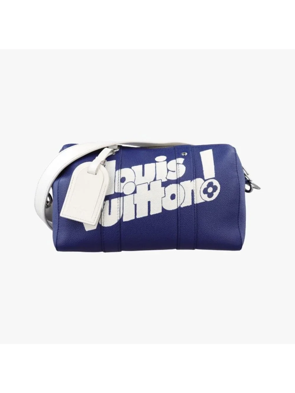Louis Vuitton Everyday LV Blue White Leather Shoulder